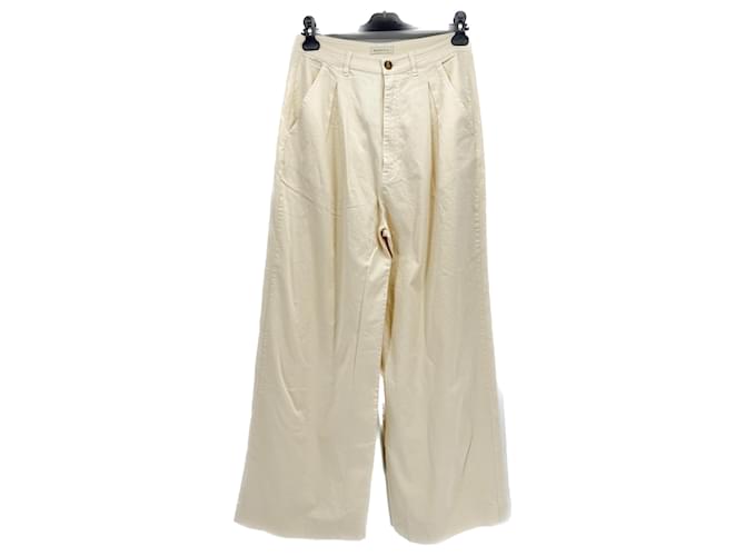 Autre Marque Pantaloni RAGDOLL T.International L Cotone Bianco