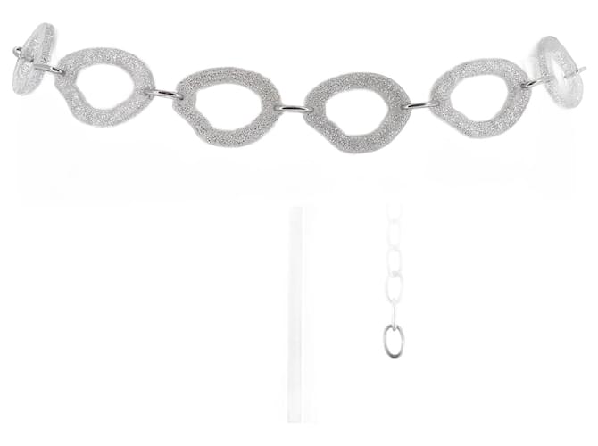 Autre Marque LA MANSO Cinture T.cm 80 Altro Argento