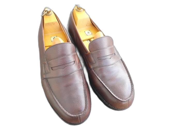 mocassino jm weston 180 vintage 8E 43 Marrone chiaro