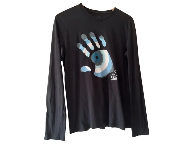 Armani Exchange tees Nero