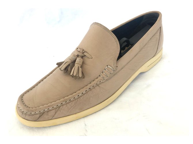 Bally Mocassini Slip on Beige