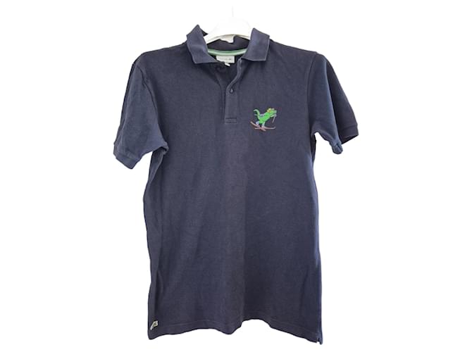 Polo lacoste a maniche corte blu navy taglia 14 anni