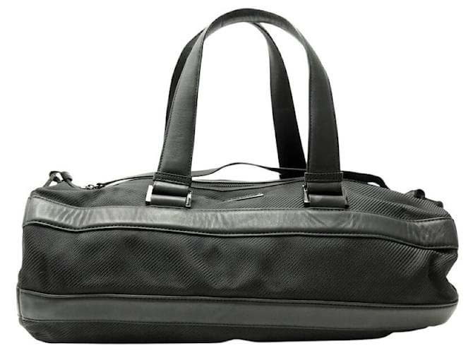 BORSA A MANO GIVENCHY POLOCHON SPORT WEEKENDER IN CANVAS E PELLE NERA Nero