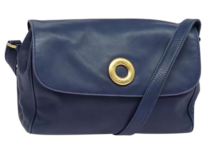 Céline Logo del cerchio Blu navy