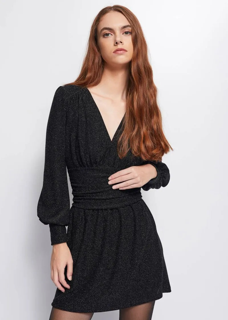 Abito in jersey laminato DENNYROSE DD10042