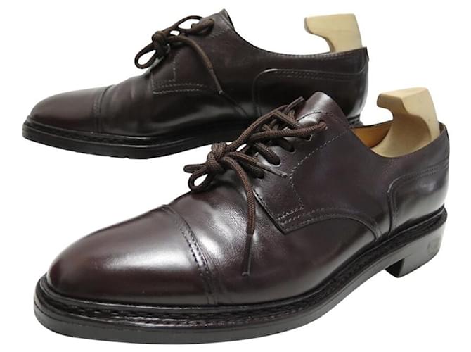 SCARPE JOHN LOBB KILMORY DERBY IN PELLE MARRONE 7.5E 41.5 CALZATURE