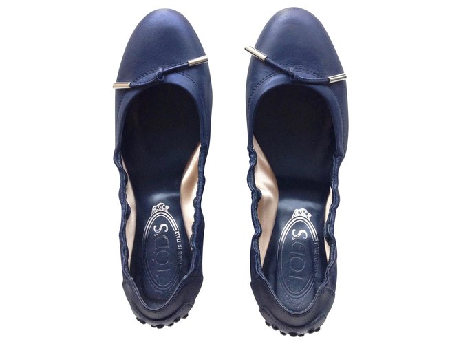 Tod's Ballerine Blu navy