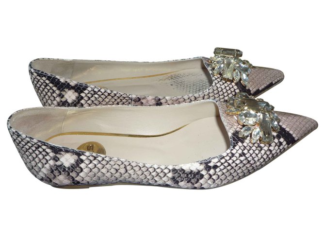 Autre Marque Ballerine 'Ras' Stampa python
