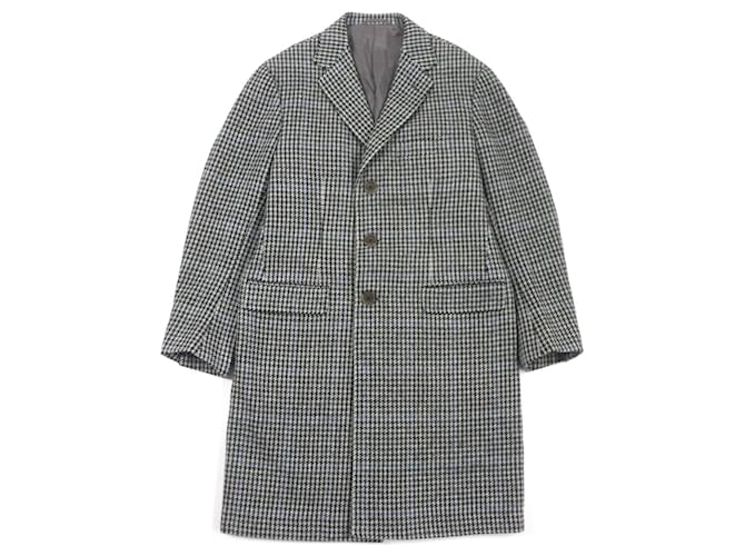 & Other Stories Cappotto Chester in lana a motivo pied-de-poule Sartorio Nero