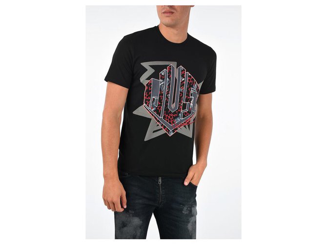 T-shirt Just Cavalli motivo logo nero taglia M Multicolore