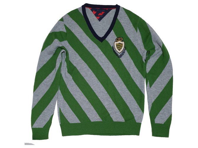 Tommy Hilfiger Maglioni Verde Grigio