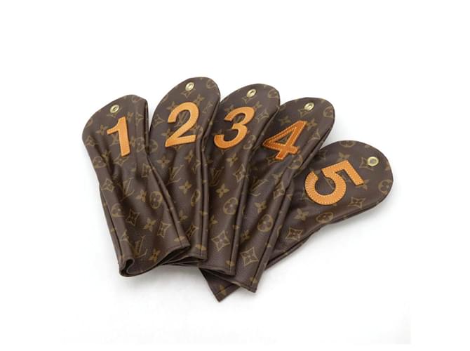 Copertura per testa di golf Louis Vuitton Monogram Protege-Bois M58241 M58242 M58243 M58244 M58245 Marrone
