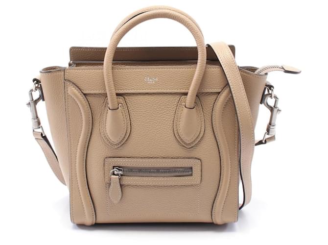 Céline Nano Luggage Beige