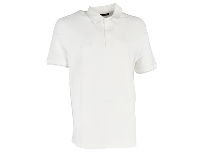 Polo Loro Piana in cotone bianco