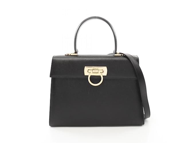 Borsa Gancini di Salvatore Ferragamo Nero