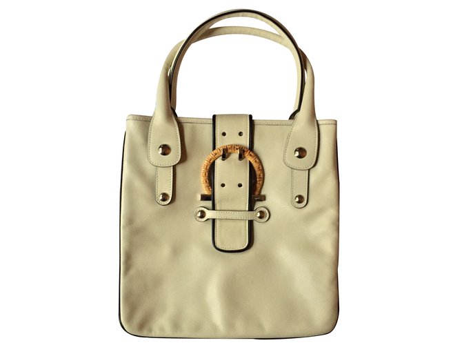 Salvatore Ferragamo Piccola borsa a mano Crema