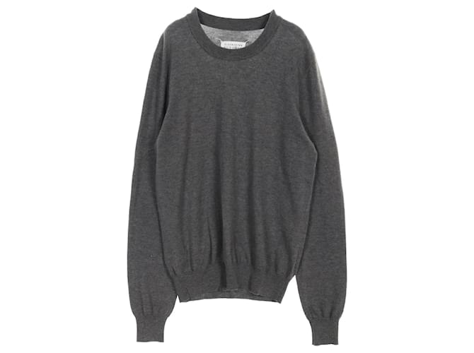 Maison Martin Margiela Maison Margiela 14 Maglieria in Cotone e Lana Marrone Grigio