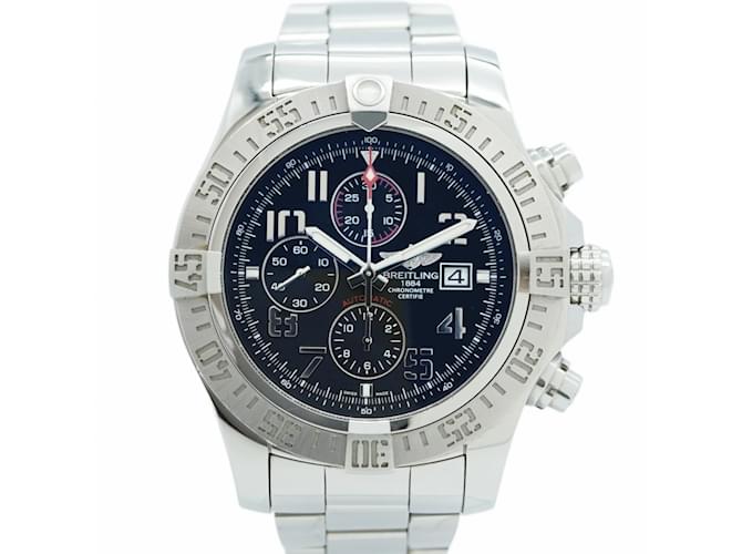 Orologio da uomo Breitling Avenger II A13371 quadrante nero