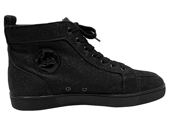 Sneakers alte Rantus Orlato Christian Louboutin in tela nera Nero