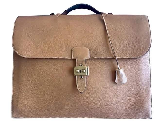 Sac à dépêches Hermès Sac a Depeches Beige