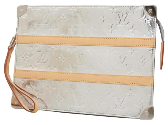 Borsa Clutch Specchio Monogramma Louis Vuitton Argento