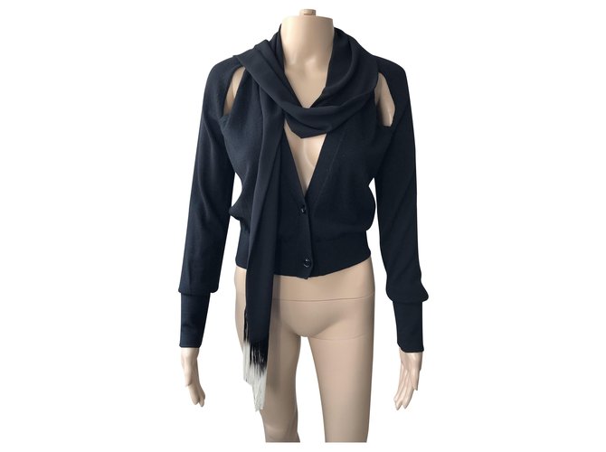 Just Cavalli Cardigan in lana Nero