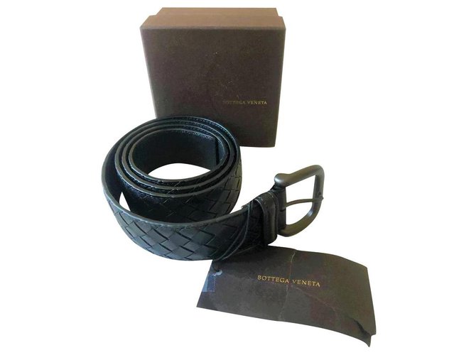 NUOVA CINTURA DA UOMO BOTTEGA VENETA Nero