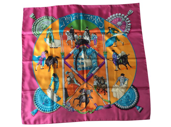 Piazza Hermès Plaza de Toros Multicolore Fuschia