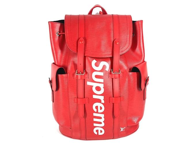 Zaino Christopher Louis Vuitton Rosso