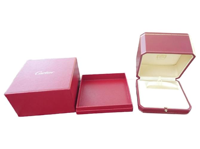 scatola Cartier per bracciale Trinity vintage Rosso