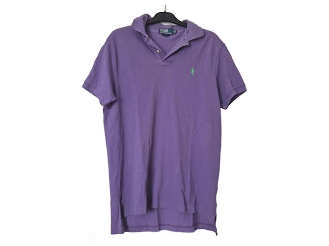 Polo Ralph Lauren Polo a maniche corte Ralph Lauren logo ricamato verde taglia M 38 Porpora