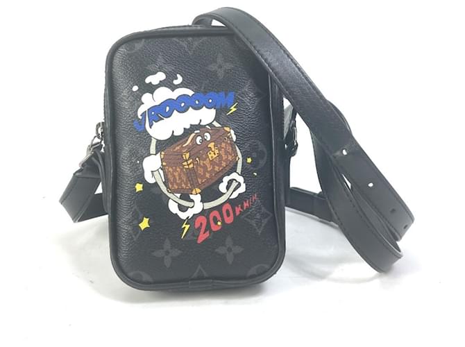 Borsa a Spalla Danube PPM Monogram Eclipse Louis Vuitton Nero