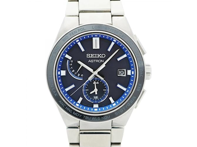 Orologio da uomo Seiko Astron 8B63-0BD0 con quadrante nero