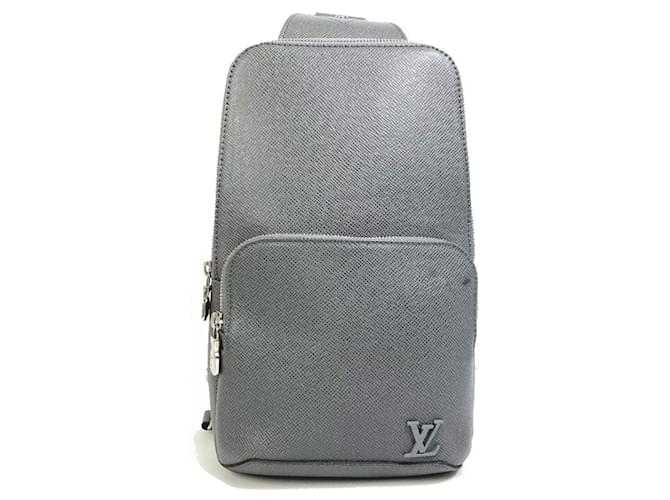 Borsa a Spalla Avenue Taiga Louis Vuitton Marrone Grigio