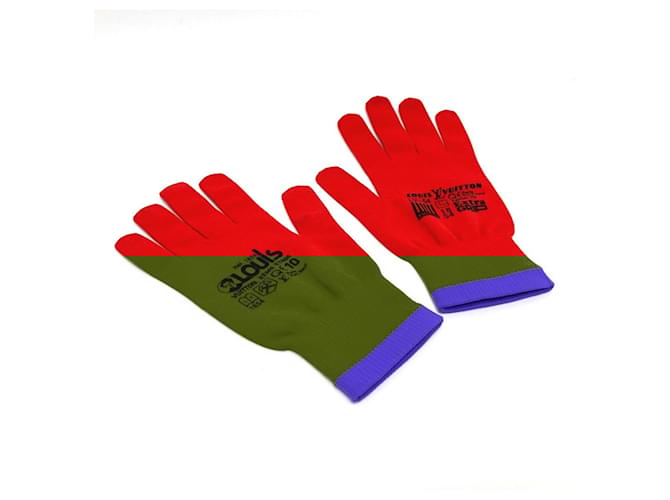 Guanti Gon RGB MP2336 Louis Vuitton Rosso