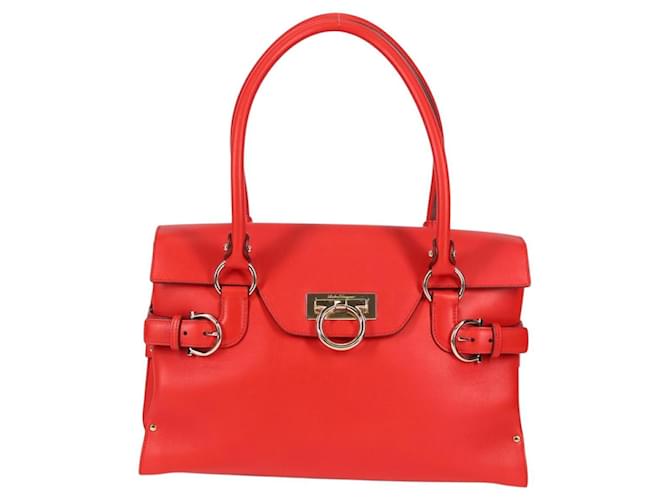 Salvatore Ferragamo Gancini Rosso