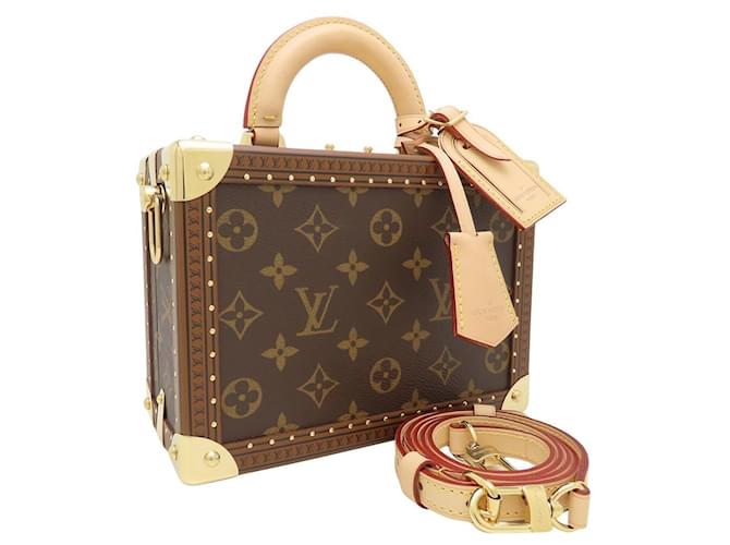 Borsa a mano Louis Vuitton Monogram Petite Valise Marrone