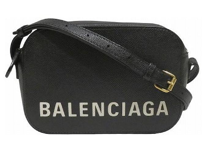 Borsa a Spalla in Pelle Ville di Balenciaga Nero