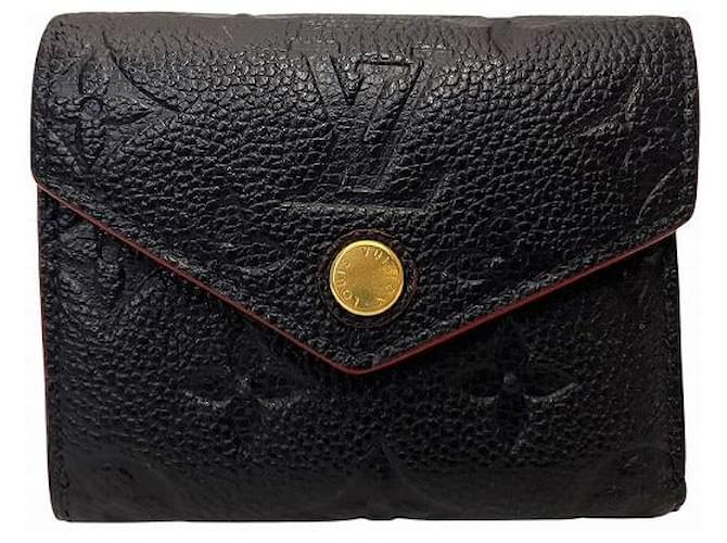 Portafoglio Victorine in pelle Monogram Louis Vuitton Blu