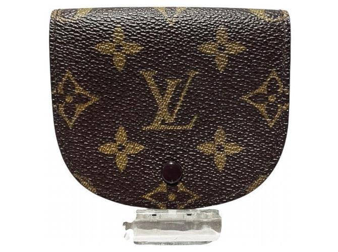 Portamonete Gousset Monogram Louis Vuitton Marrone