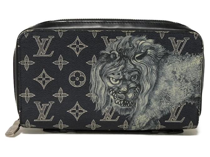 Portafoglio lungo Zippy XL Monogram Louis Vuitton Blu