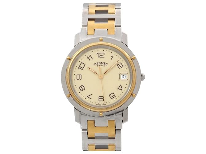 Orologio da uomo Hermès Clipper CL6 720 in quarzo avorio