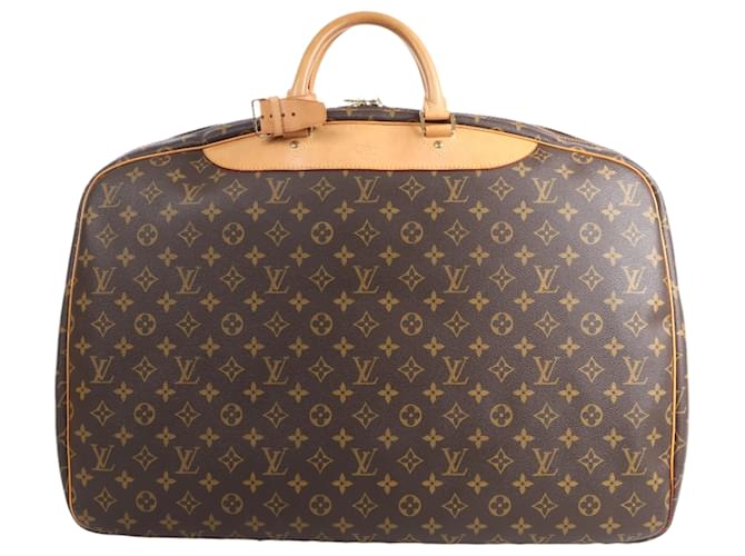 Borsa da viaggio Alize 1 Poche in tela Monogram Louis Vuitton Marrone