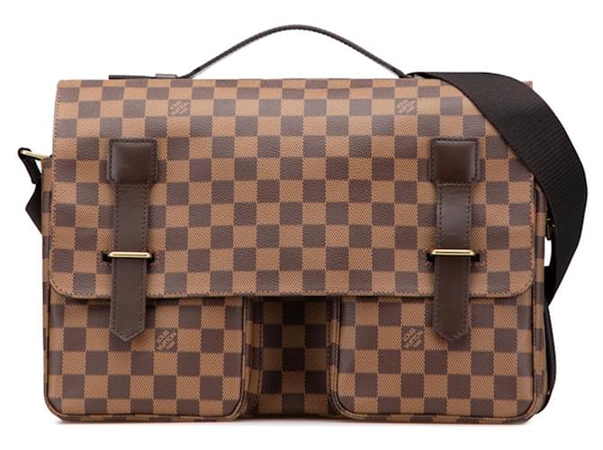 Borsa a Spalla Damier Broadway Louis Vuitton Marrone Damier ebene