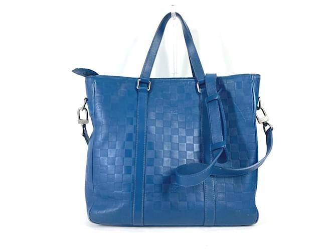Borsa a Spalla/Tote Bag Louis Vuitton Damier Infini Tadao PM 2 in 1 Blu