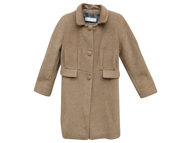 Cappotto golden goose lana e mohair taglia S Beige