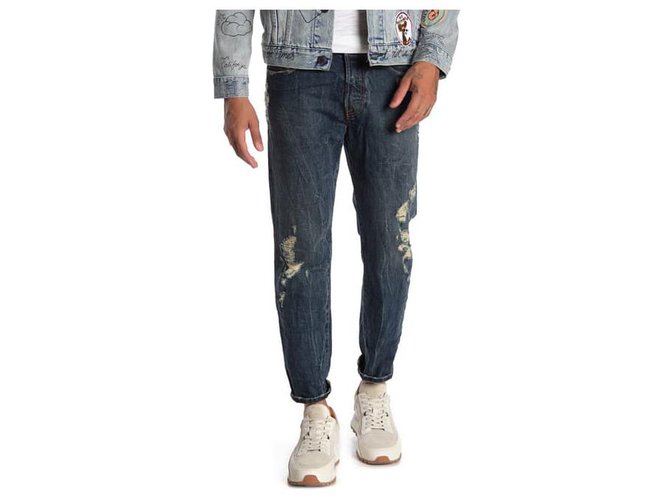 Diesel Jeans strappati Mharky 30/32 Blu