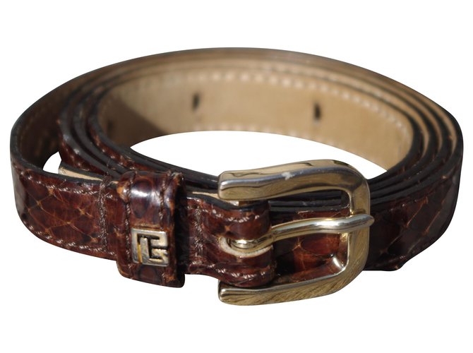 Pierre Balmain cinture Marrone chiaro Caramello