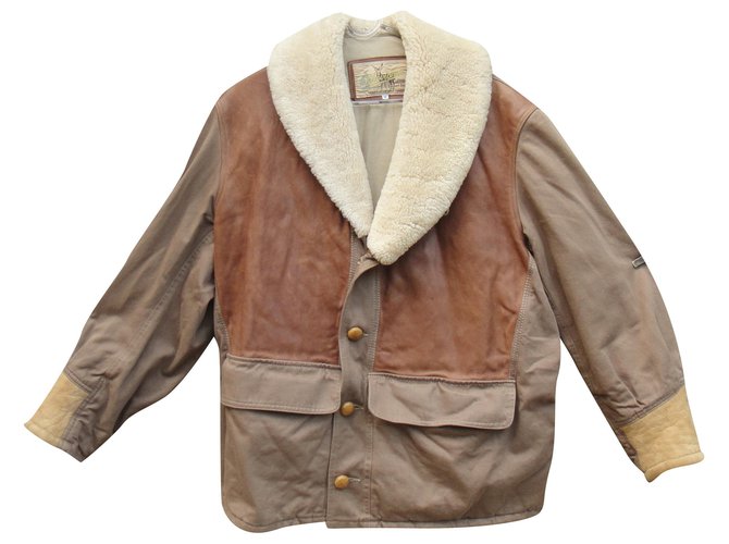 Autre Marque parka vintage Chevignon 80la taglia M Marrone