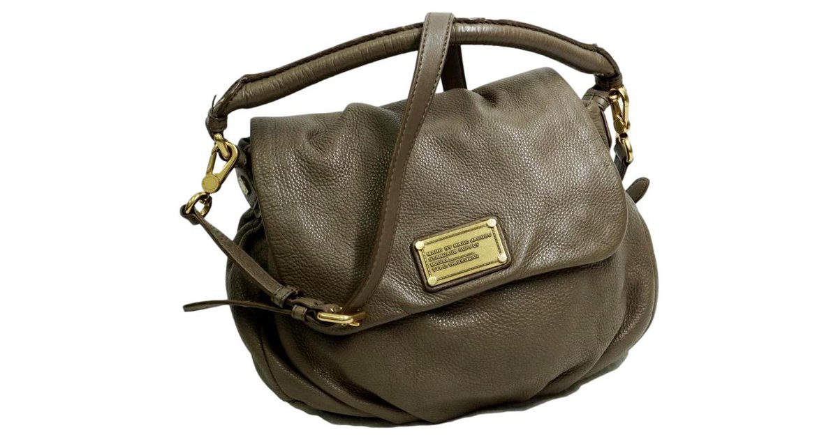 Marc by Marc Jacobs Classic Q Lil Ukita Borsa a tracolla Marrone chiaro